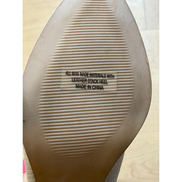 Dolce Vita "Tendle" Mules Womens Beige Snake Embossed DV - Picture 7 of 9